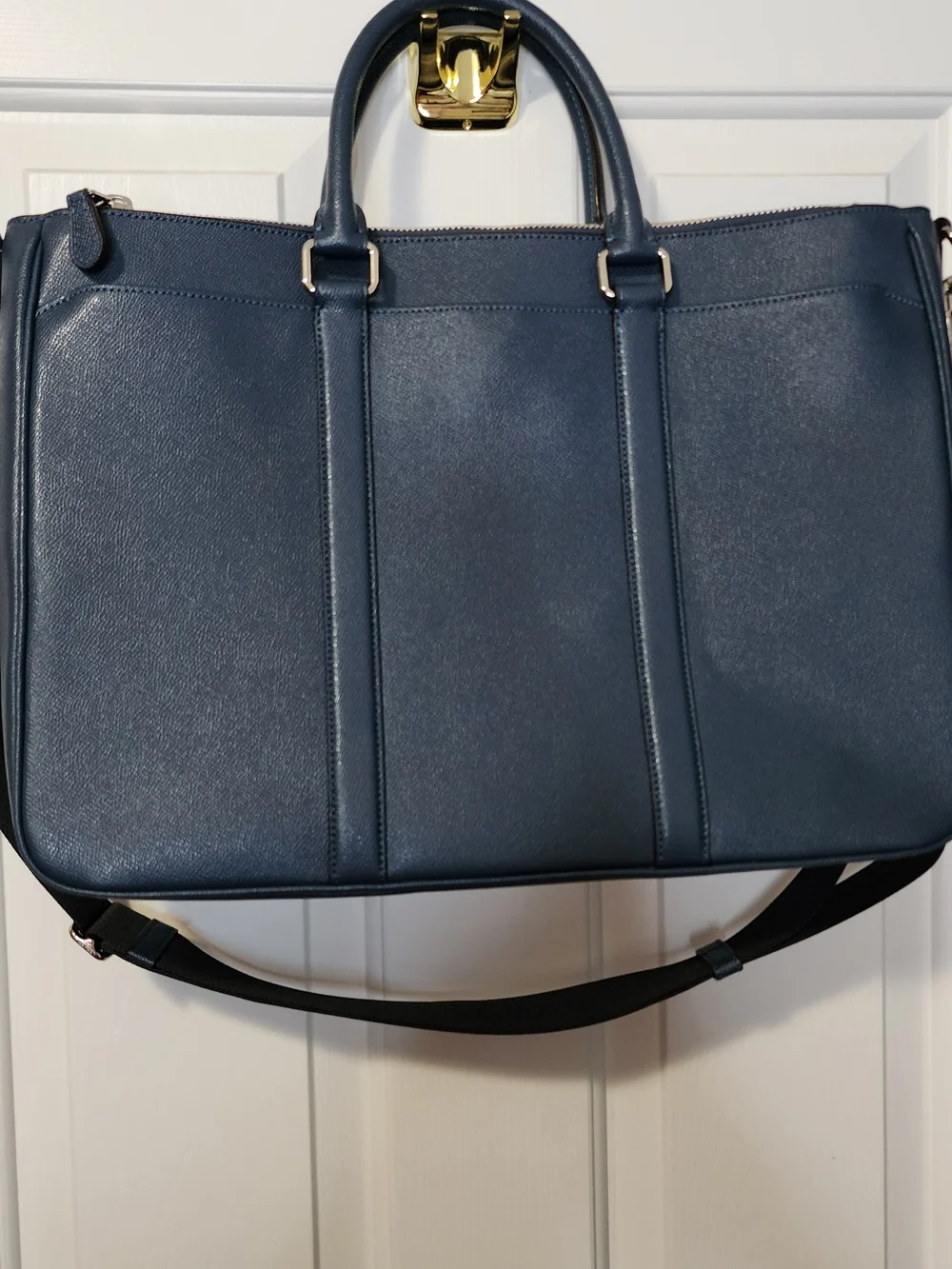 Coach Leather Metropolitan Briefcase with Detachable Strap